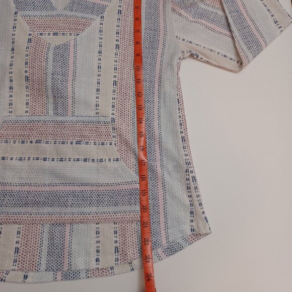 Wallflower Womens Poncho Southwestern California Surfer Style Hoodie Size Medium - Picture 7 of 7